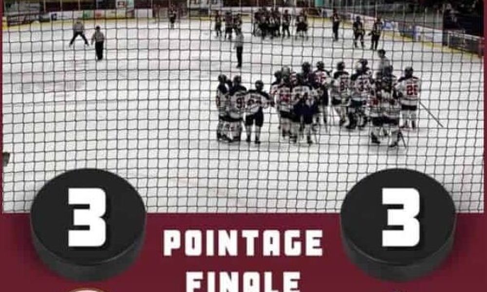 Sainte-Catherine et Châteauguay se contentent d’une nulle au hockey M18AAA