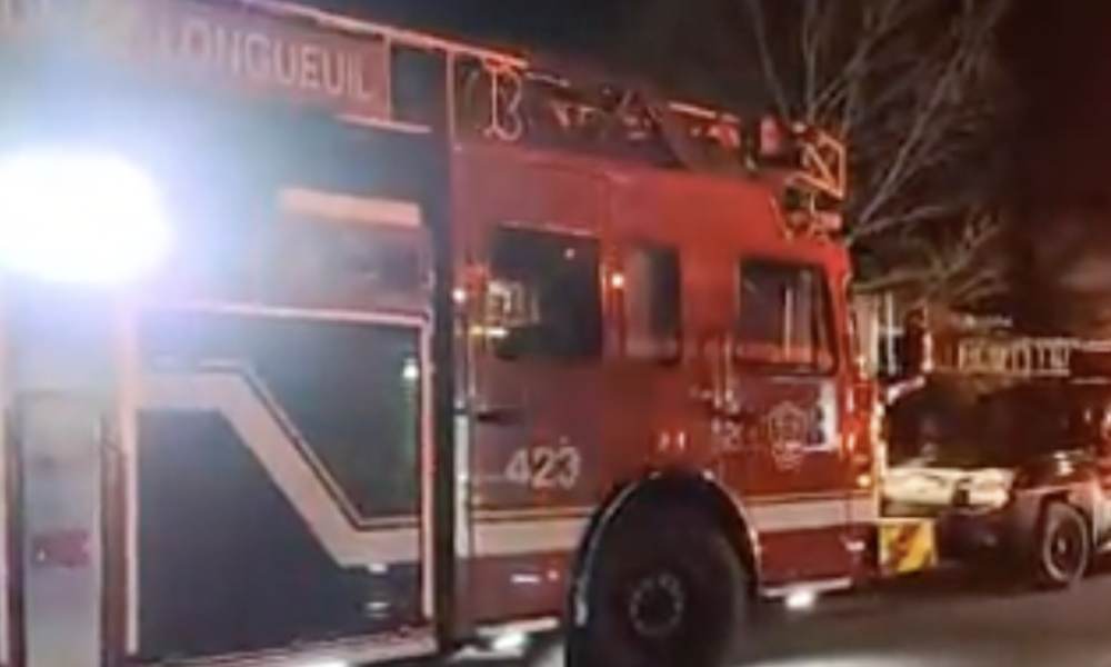Une résidence de Brossard prend feu la veille de Noël