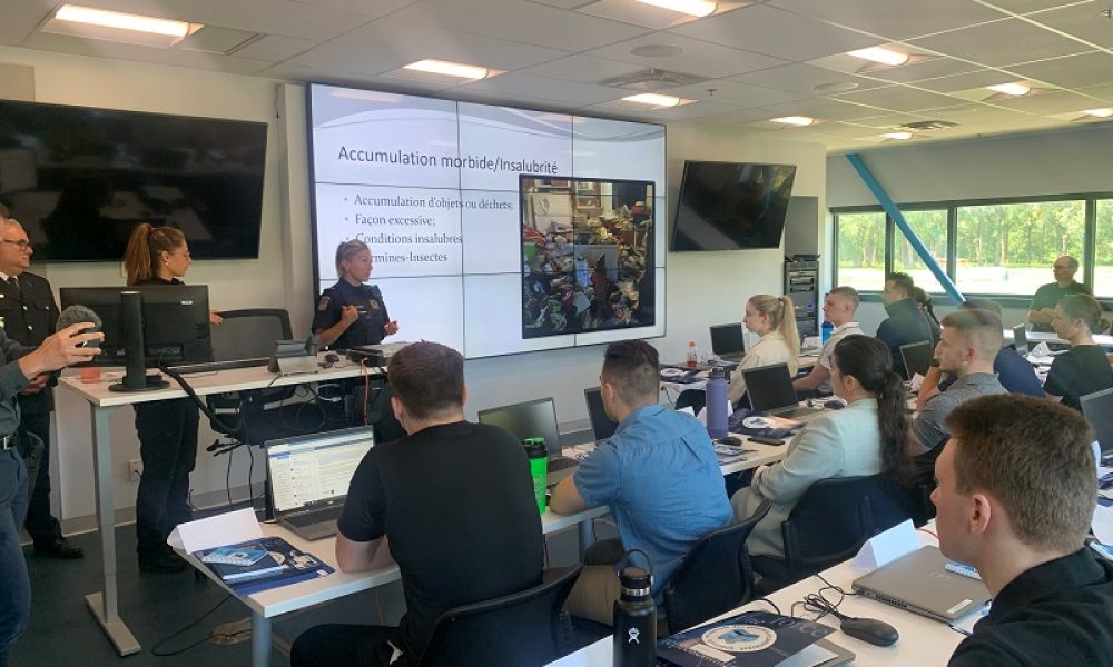 Une salle de classe du nouveau centre de formation du SPAL. Photo: Jérémy L'Allier