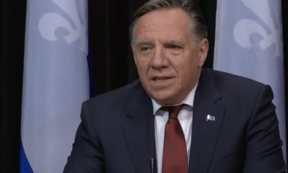 Le premier ministre du Québec François Legault. (Source: Capture d'écran / Facebook François Legault)