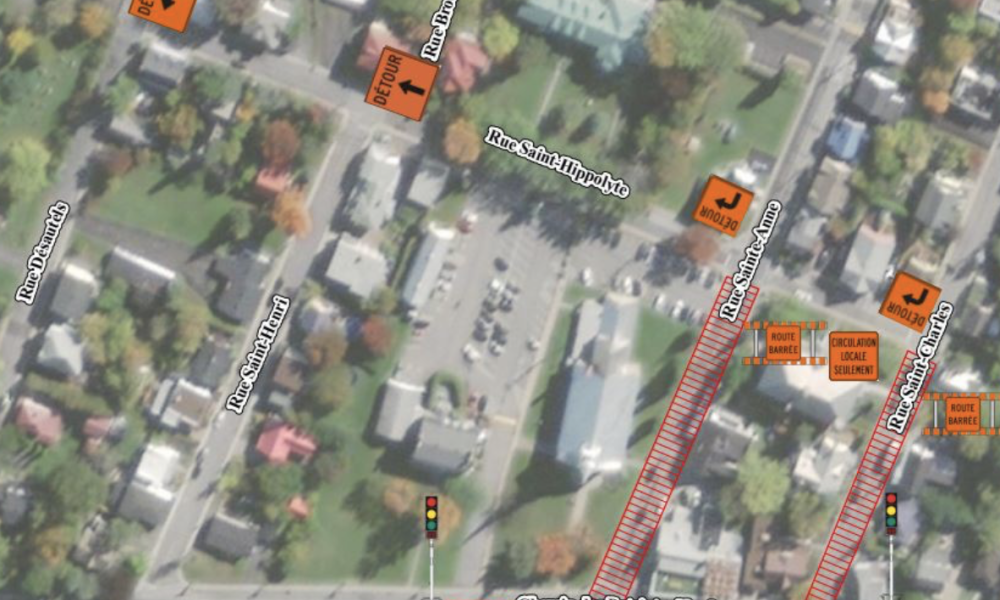 Travaux chemin des patriotes