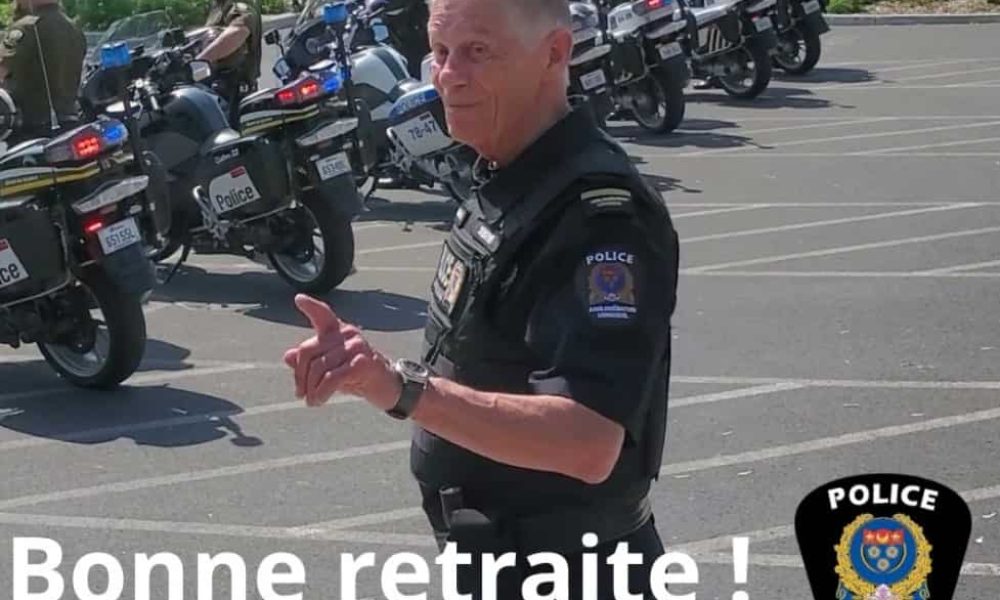 La retraite a sonné pour le sergent Bourdon