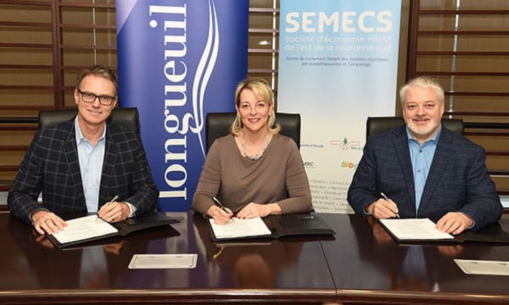 La signature est apposée au bas de l’entente entre Longueuil et la SÉMECS