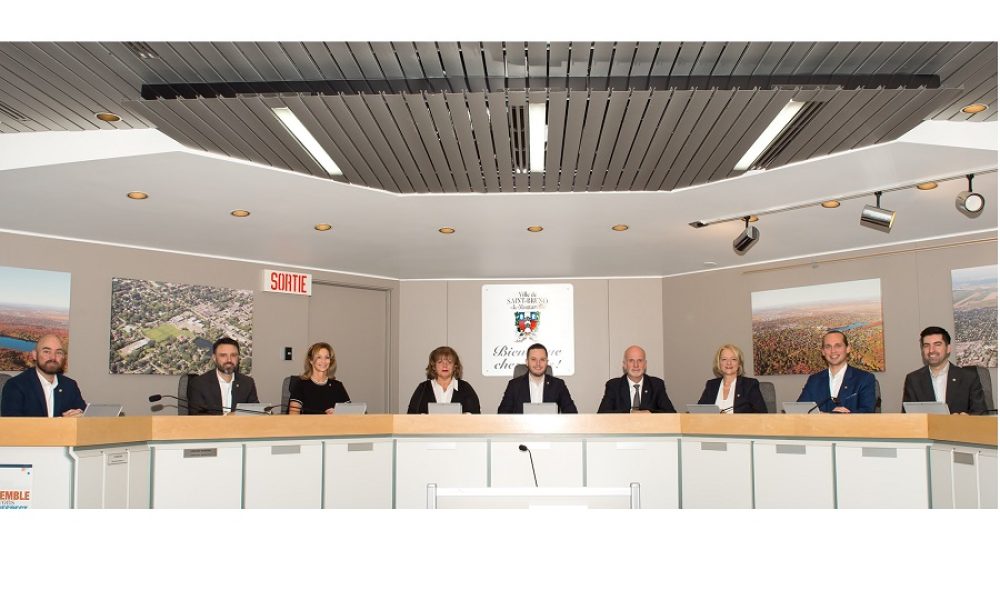 Le nouveau conseil de Ville de Saint-Bruno-de-Montarville entre en poste