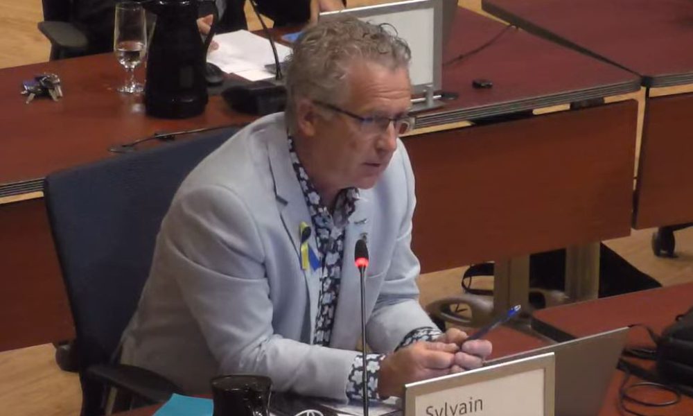 Le conseiller municipal de Greenfield Park, Sylvain Joly. Photo: Capture d'écran