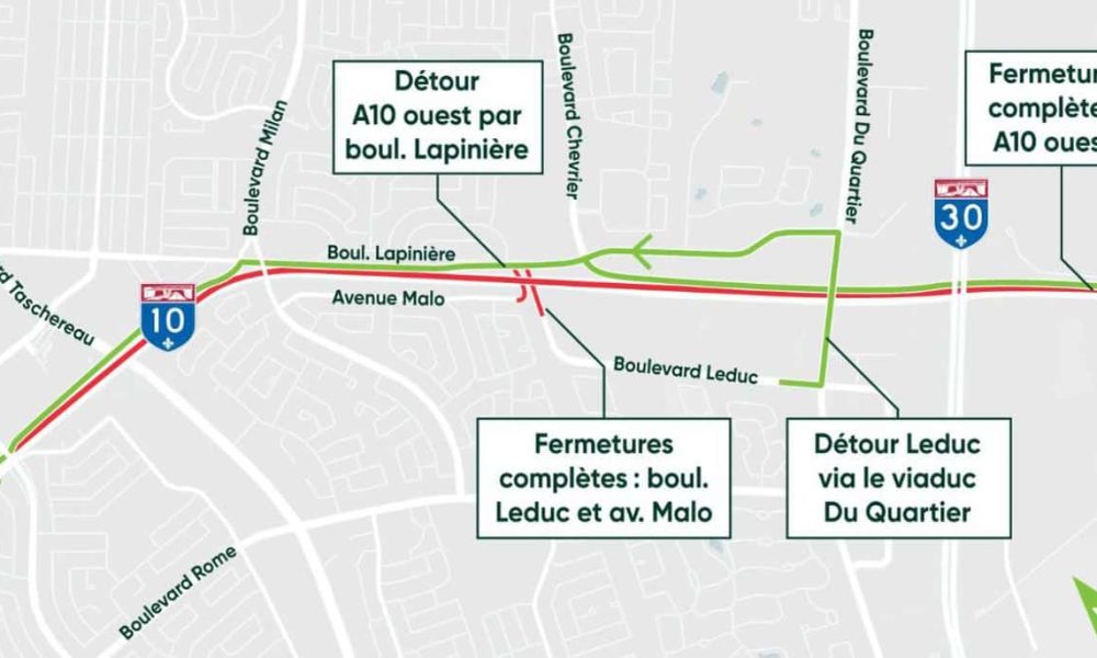 Travaux REM Brossard