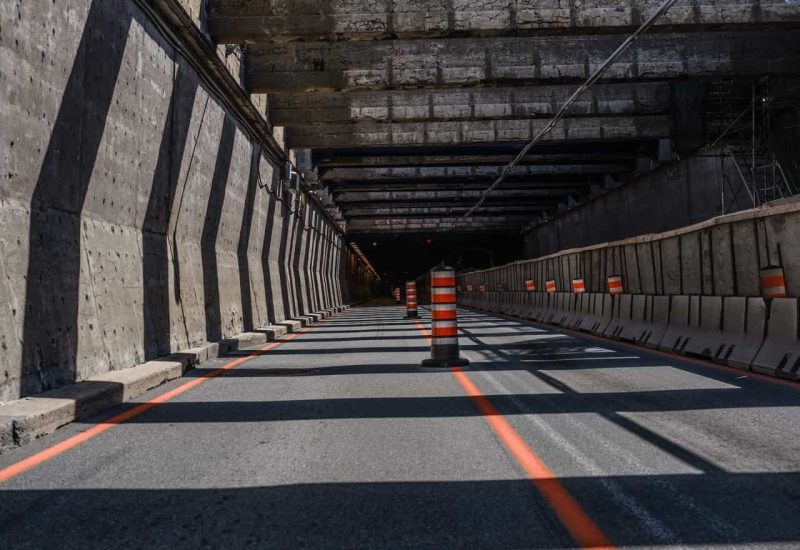 Photo: Facebook Réfection majeure du tunnel Louis-H.-La Fontaine