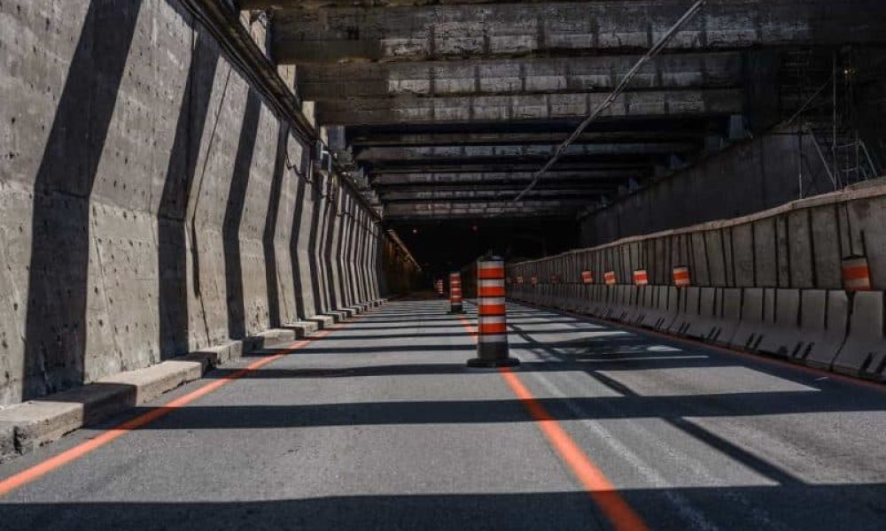 Il était déjà connu qu'une dégradation plus importante qu'anticipée de la voûte du tunnel était à l'origine d'une mise à jour du chantier. Photo: Archives