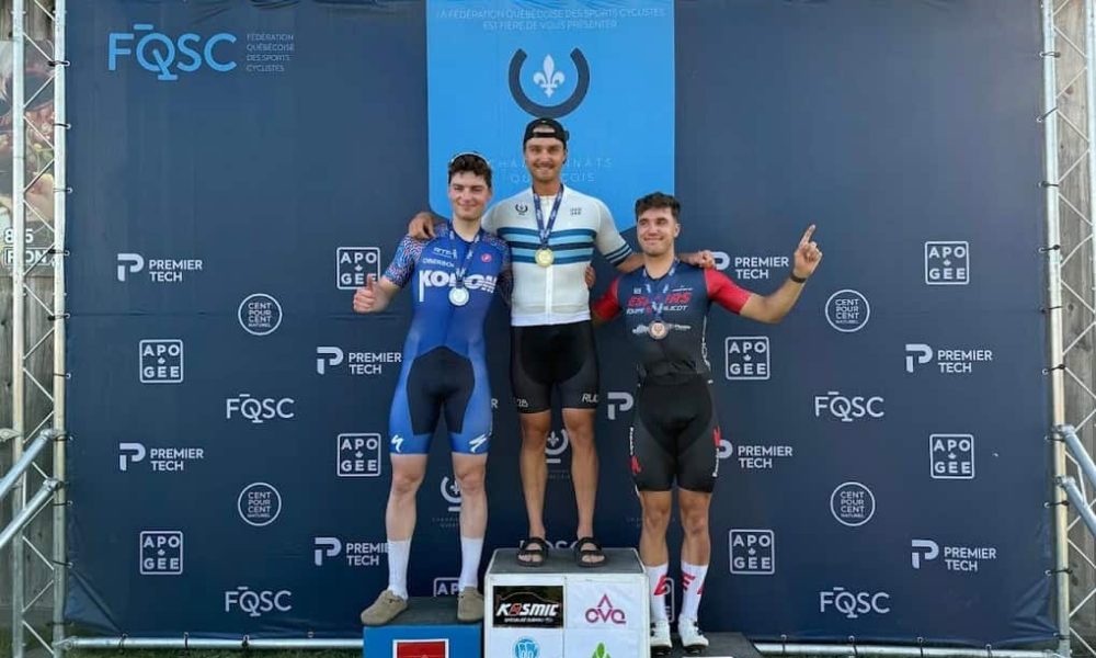 Quatre cyclistes de la Rive-Sud médaillés sur route