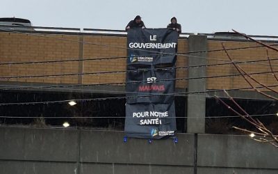 syndicats,santé,manifestent,Rive-Sud,hôpital,message,gouvernement,conseil,central,personnel,technique,membres,action,besoins,rompre,population,vision,conditions,répondre