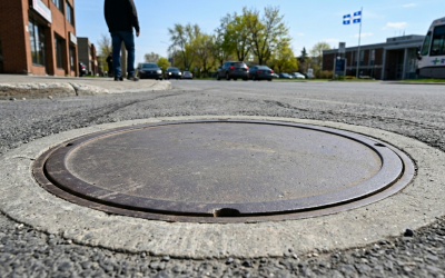 travaux,égout,collecteur,Saint-Bruno,élus,entreprise,sanitaire,ville,développement,débordements,municipalité,station,projet,partager,réseau,contrat