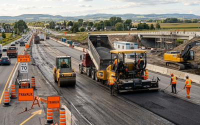 investissements,majeurs,infrastructures,routières,coroner,Montérégie,autoroute,installation,bruit,écran,ponts,cartons,travaux,asphaltage,chantiers,sécurité