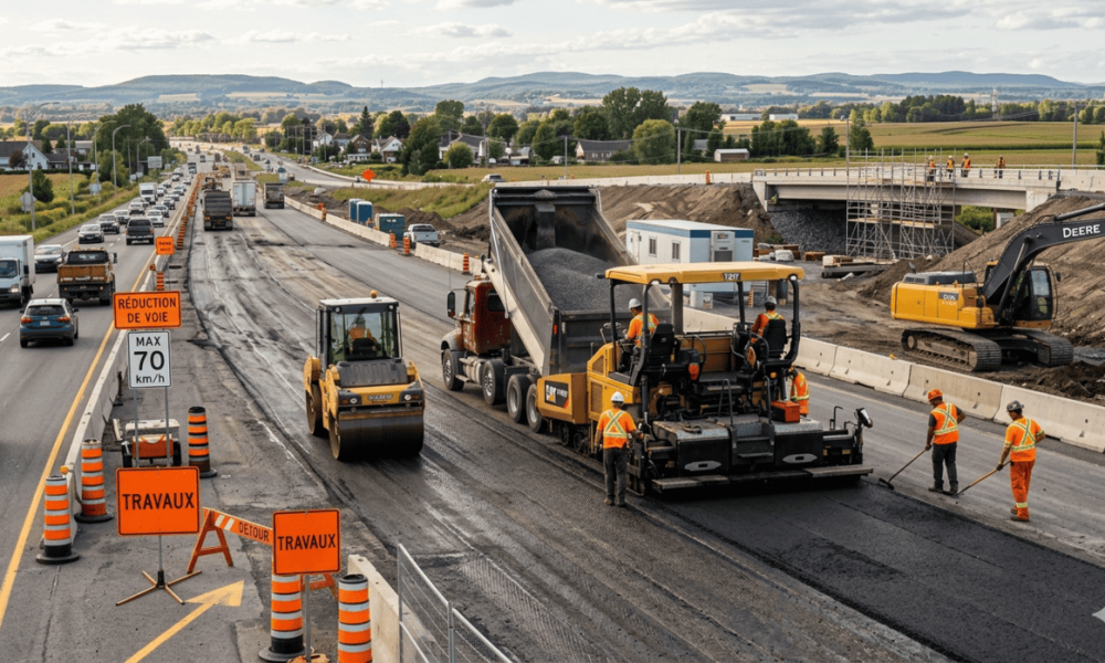 investissements,majeurs,infrastructures,routières,coroner,Montérégie,autoroute,installation,bruit,écran,ponts,cartons,travaux,asphaltage,chantiers,sécurité