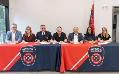 Régie,incendie,signature,nouvelle,convention,collective,employés,techniciens,prévention,groupes,ensemble,condition,travail,régime,retraite