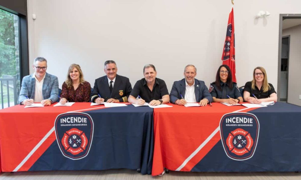 Régie,incendie,signature,nouvelle,convention,collective,employés,techniciens,prévention,groupes,ensemble,condition,travail,régime,retraite