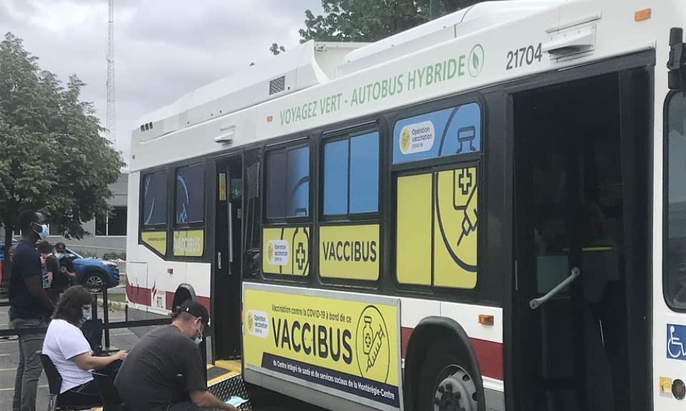 Le Vaccibus démarre sa tournée à Greenfield Park