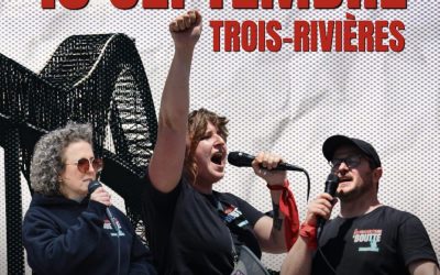 Article: Des travailleurs de Longueuil convergent vers Trois-Rivières