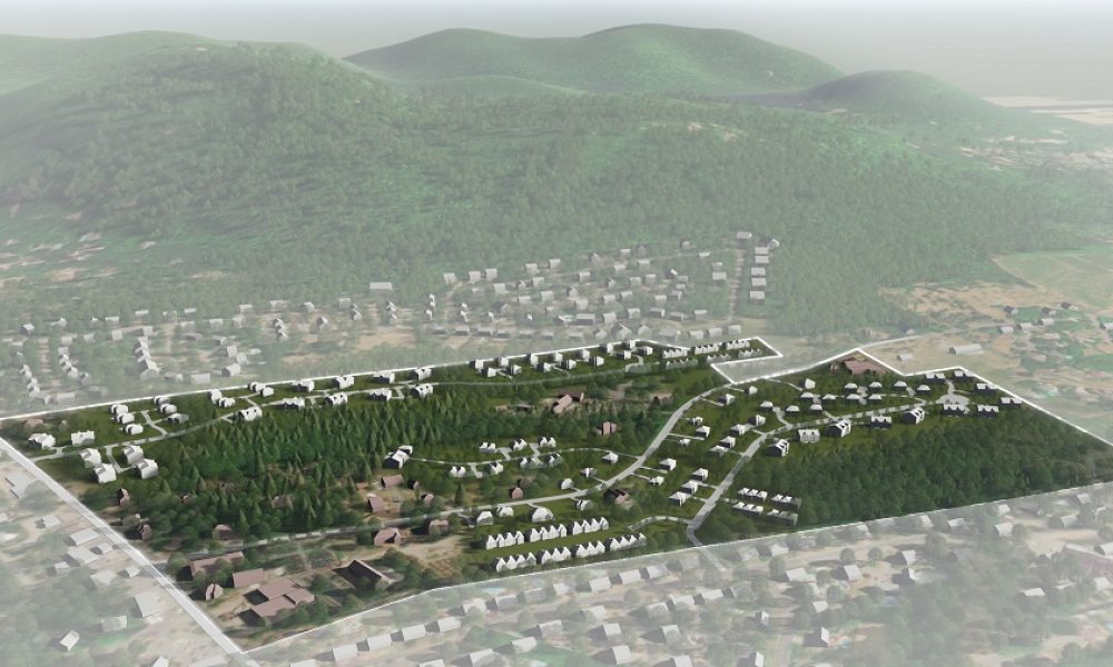 Rendu 3D de la Zone A-16. Photo : Courtoisie