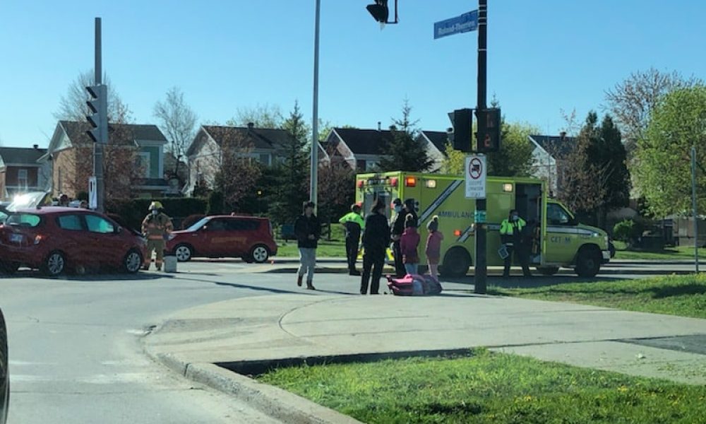 accident auto coin Roberval Roland-Therrien