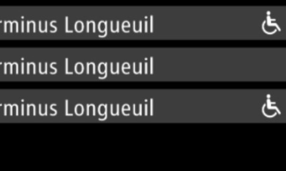 Un affichage dynamique dans les abribus du RTL