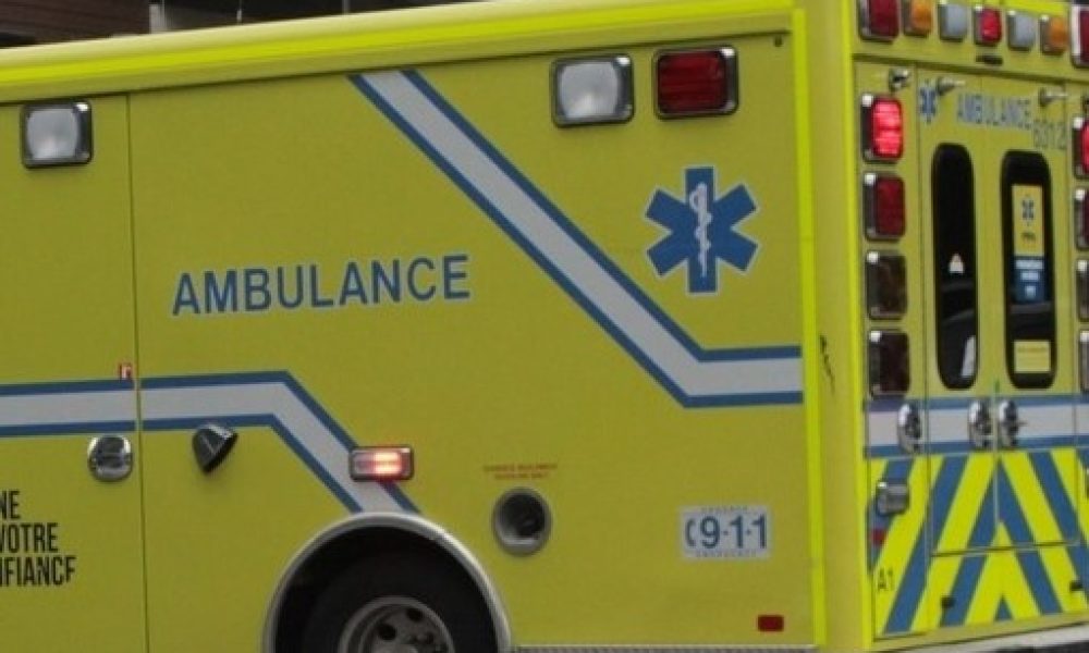 Adolescent blessé par un véhicule à Saint-Bruno