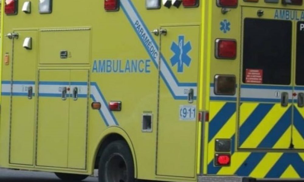 Un motocycliste impliqué dans un accident de la route