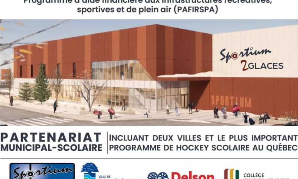 Aide financière pour l'aréna 2 glaces à Sainte-Catherine et Delson