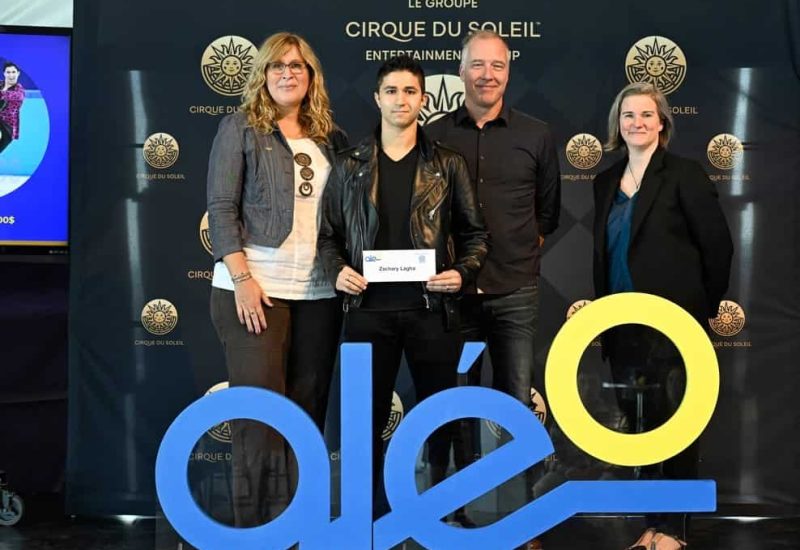 Un patineur de Longueuil reçoit un bourse Groupe Cirque du Soleil