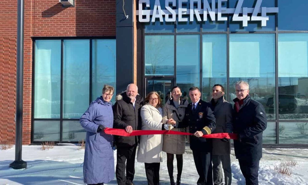 Inauguration de la caserne 44 à Brossard