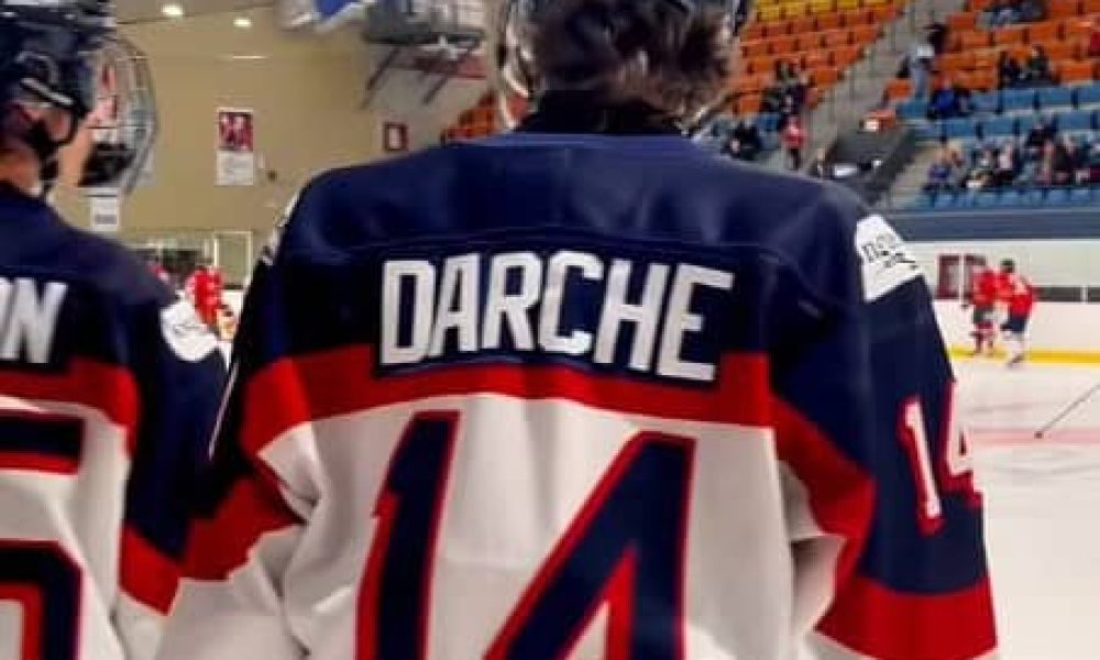 À son premier match avec Longueuil, Benjamin Darche a récolté sa première mention d'aide. Photo: Collège Français de Longueuil