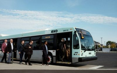 La Ville de Beloeil espère offrir en 2023 le transport collectif gratuit aux étudiants et à l’ensemble de la population en période hors pointe, sans coût supplémentaire pour la Ville. Photo: Archives