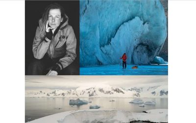 La Ville de Saint-Bruno-de-Montarville présente l'exposition extérieure Résilience polaire de l’exploratrice Caroline Côté.