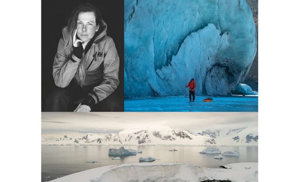 La Ville de Saint-Bruno-de-Montarville présente l'exposition extérieure Résilience polaire de l’exploratrice Caroline Côté.