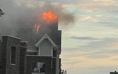 Le feu jette à la rue une famille de Saint-Hubert