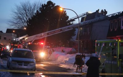 Le feu détruit en partie un bungalow