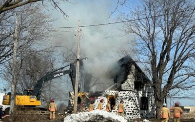 Incendie : la Maison Gaspard-Huet n’est plus