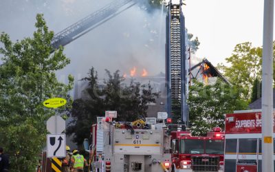 Le feu cause pour 1 M$ de dommage à deux résidences de Boucherville