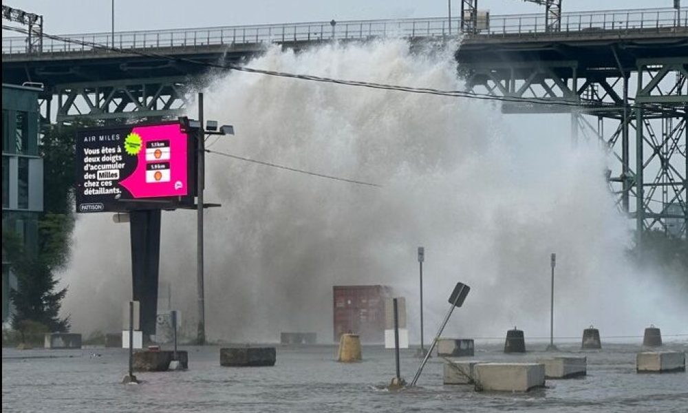 Montréal est aux prises avec une grosse fuite d’eau