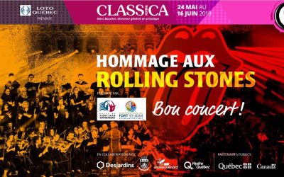 Le 9e Festival Classica présente un concert en hommage aux Rolling Stones le samedi 8 juin à 21 h à Saint-Jean-sur-Richelieu.