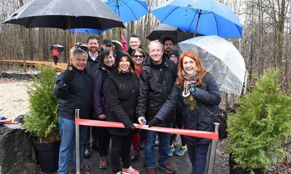 inauguration sentier Boucherville