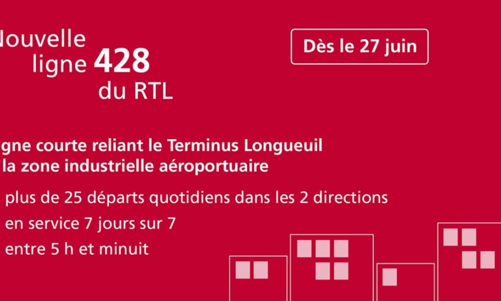 Un nouveau trajet pour le RTL à l'aéroport