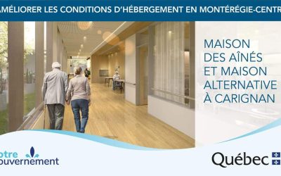 Québec annonce la construction d’une maison des aînés et alternative à Carignan