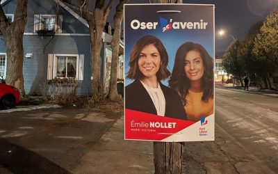 Des pancartes électorales dérangent dans Marie-Victorin