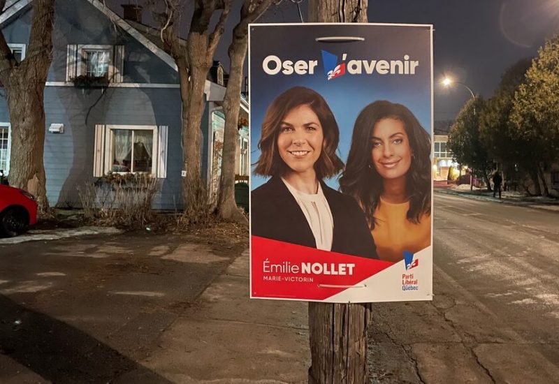 Des pancartes électorales dérangent dans Marie-Victorin