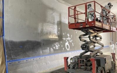 De la peinture fraîche dans le tunnel Louis-H.-La Fontaine