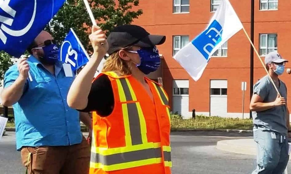 Grève de quatre jours en santé pour la Montérégie