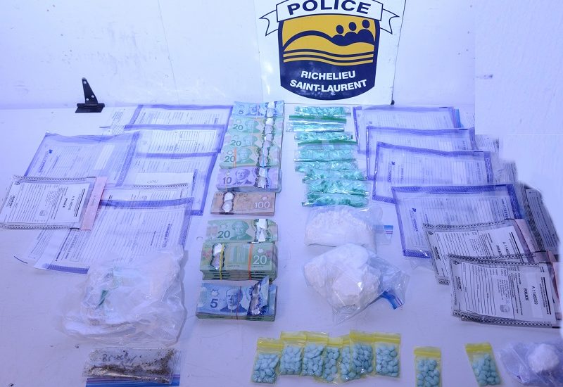 Deux arrestations pour trafic de stupéfiants à Mont-Saint-Hilaire
