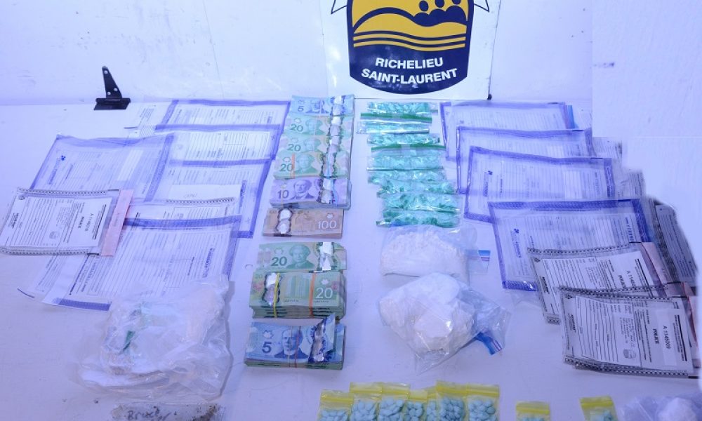 Deux arrestations pour trafic de stupéfiants à Mont-Saint-Hilaire