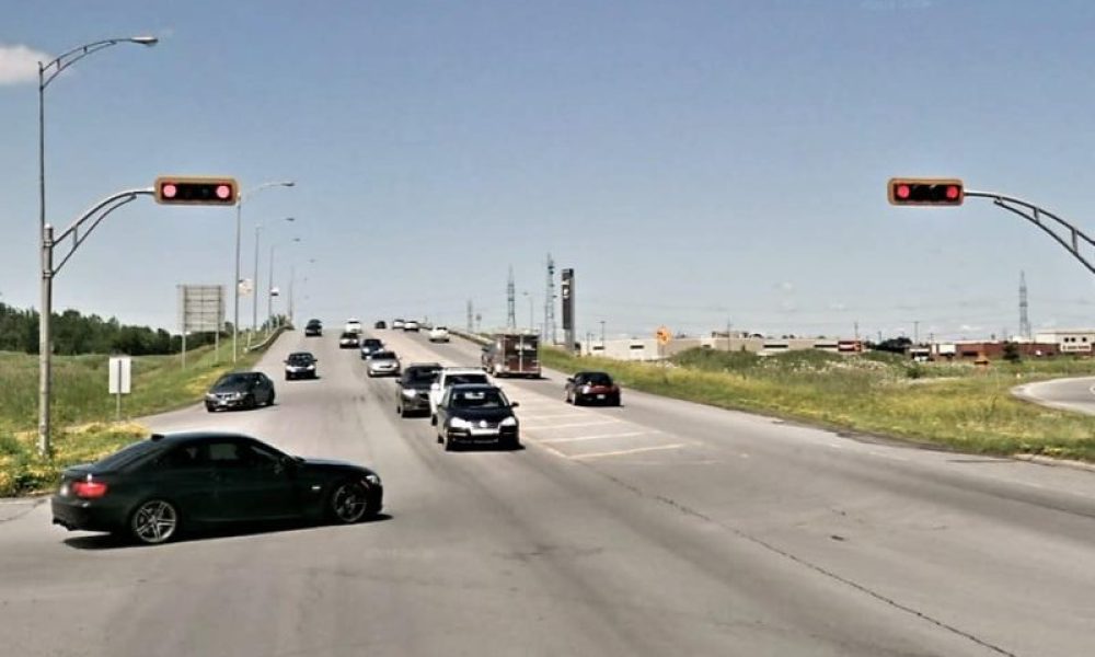 Une surface doublée pour la route 104 à La Prairie