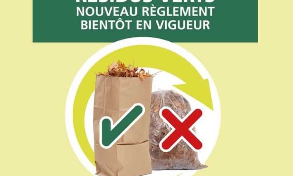 Longueuil oblige les sacs de papiers pour les résidus verts
